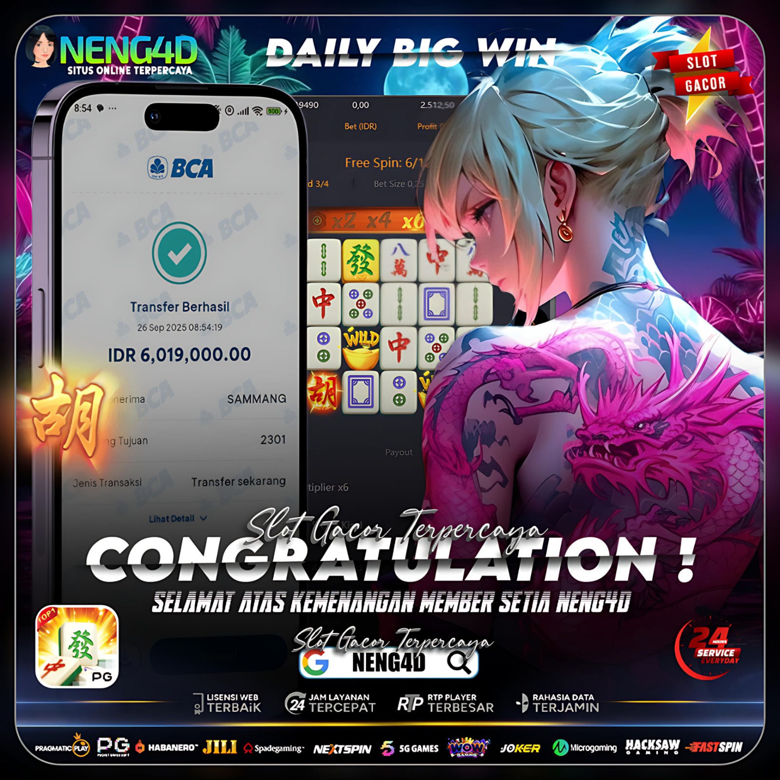 CUAN TERUS BARENG NENG4D DI MAHJONG WAYS