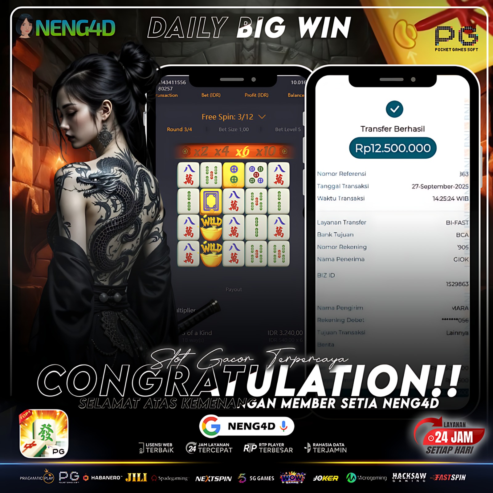 PG SOFT - MAHJONG WAYS 1 Rp.12.500.000