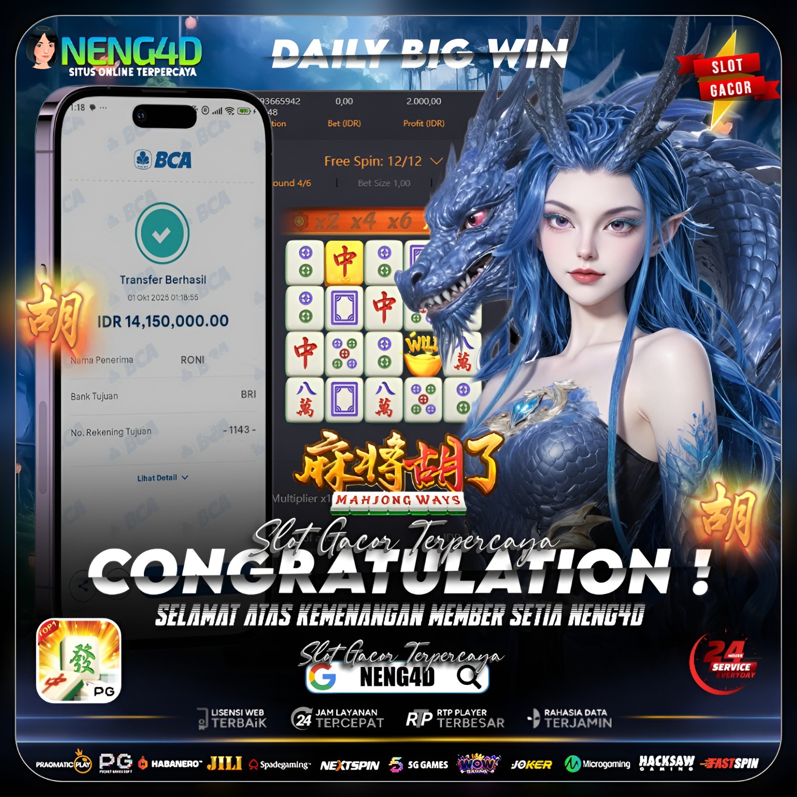 CUAN BESAR BARENG NENG4D DI MAHJONG WAYS 1