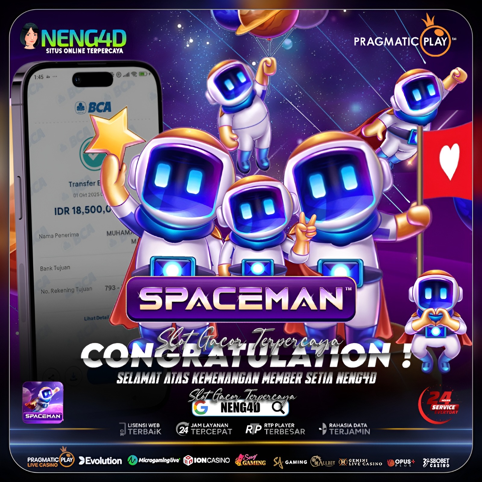 TERBANG TINGGI BERSAMA NENG4D