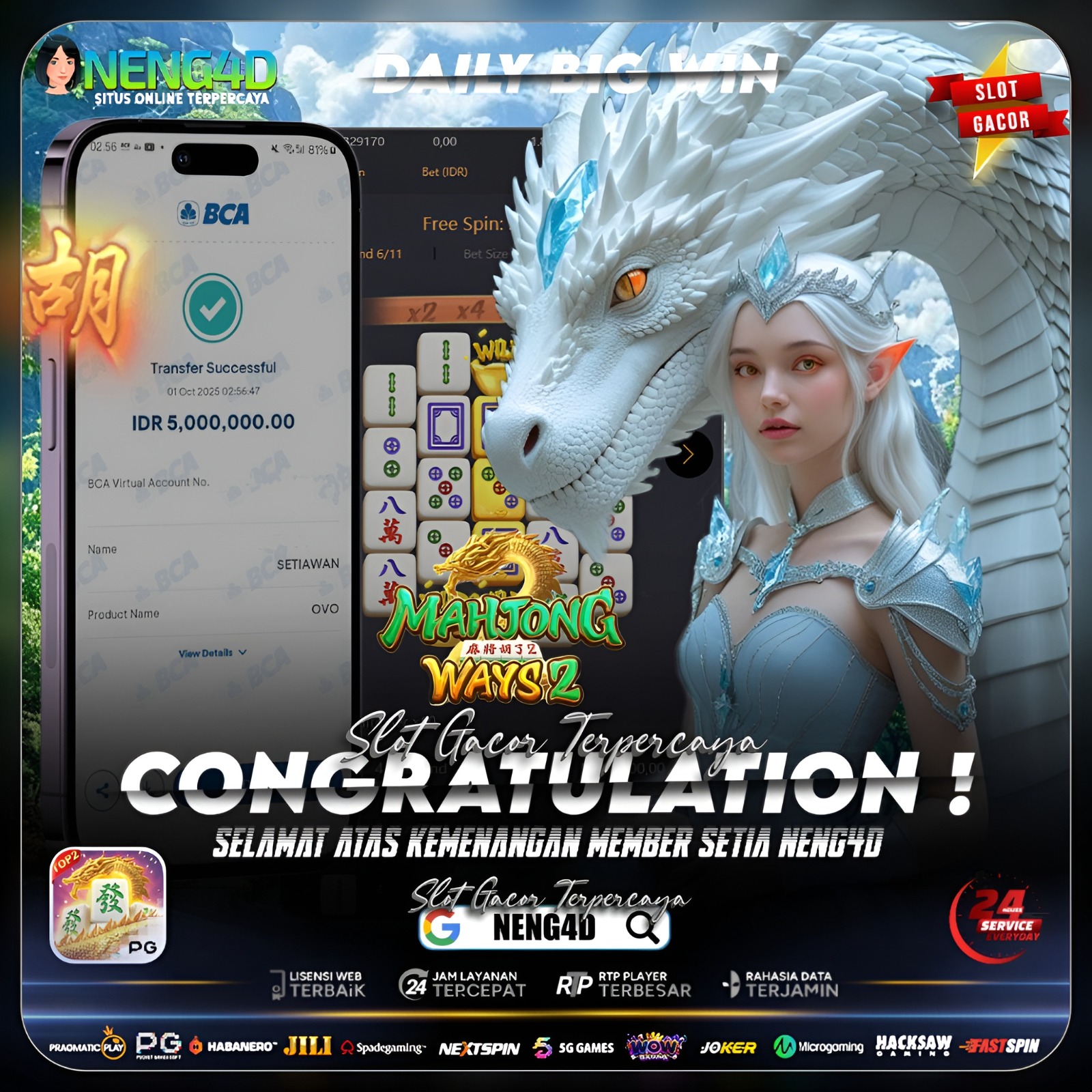 MAHJONG WAYS 2 HADIRKAN CUAN DI NENG4D