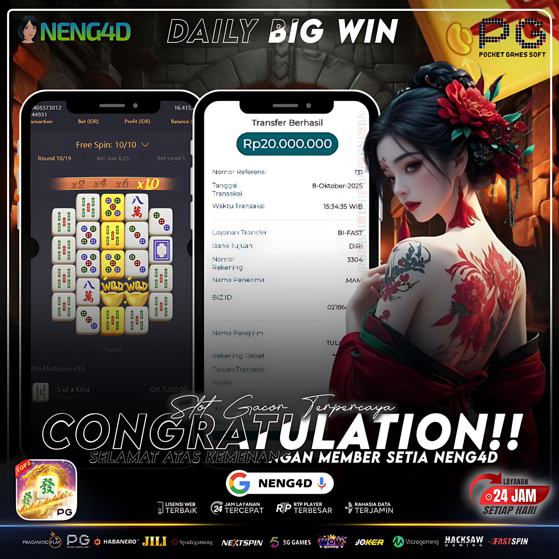 KEMENANGAN BESAR DI MAHJONG WAYS 2 NENG4D