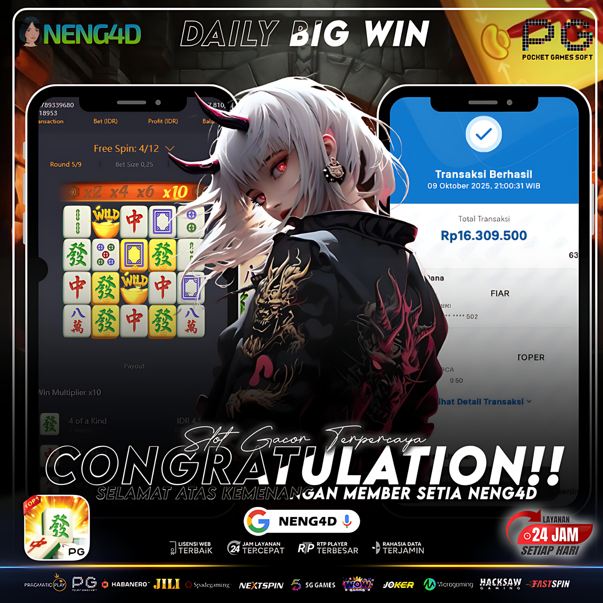 LAGI LAGI KEMENANGAN FANTASTIS MAHJONG WAYS 1 NENG4D