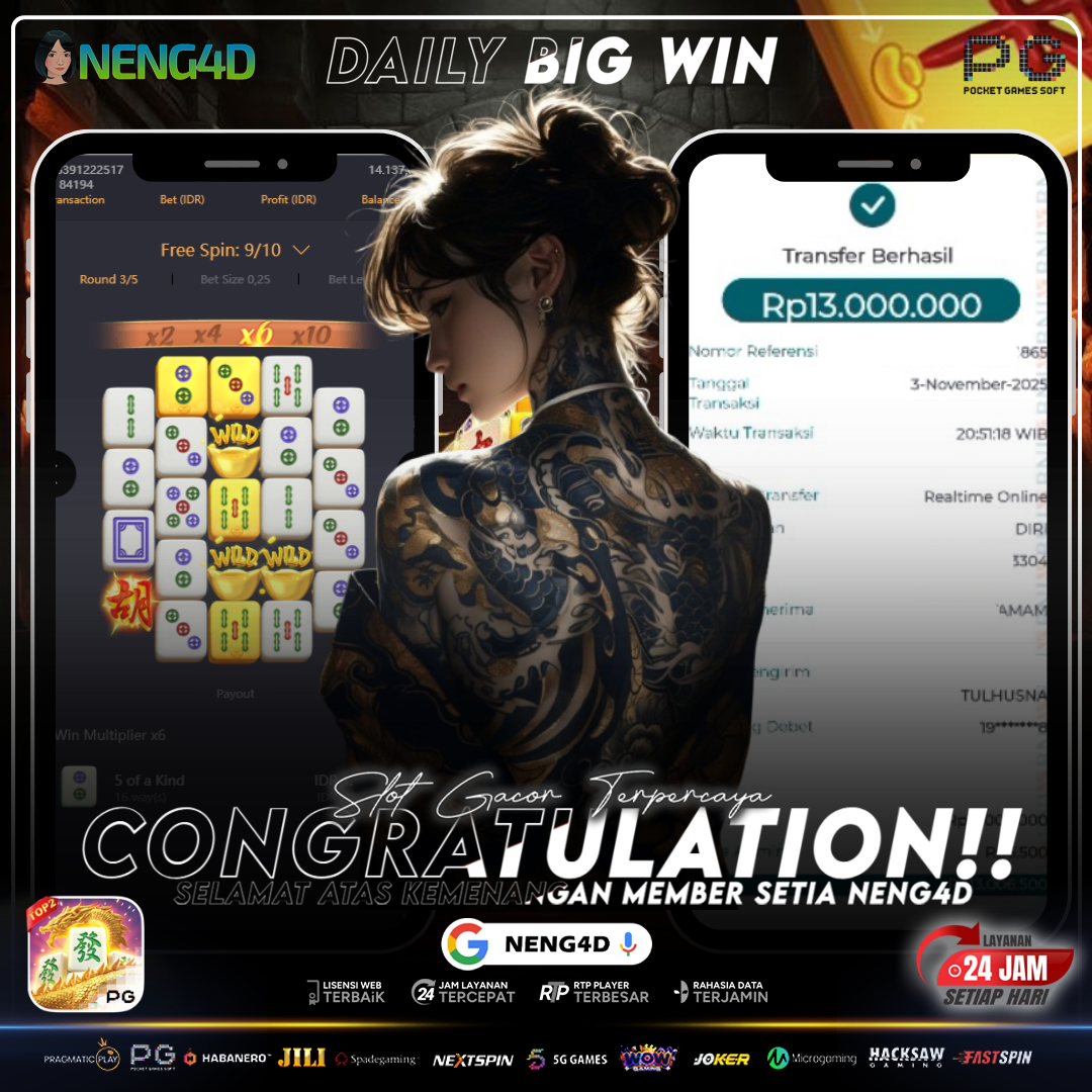 Ledakan Hoki Dahsyat! Mahjong Ways 2 Hadirkan Jackpot 13 Juta untuk Member Setia NENG4D
