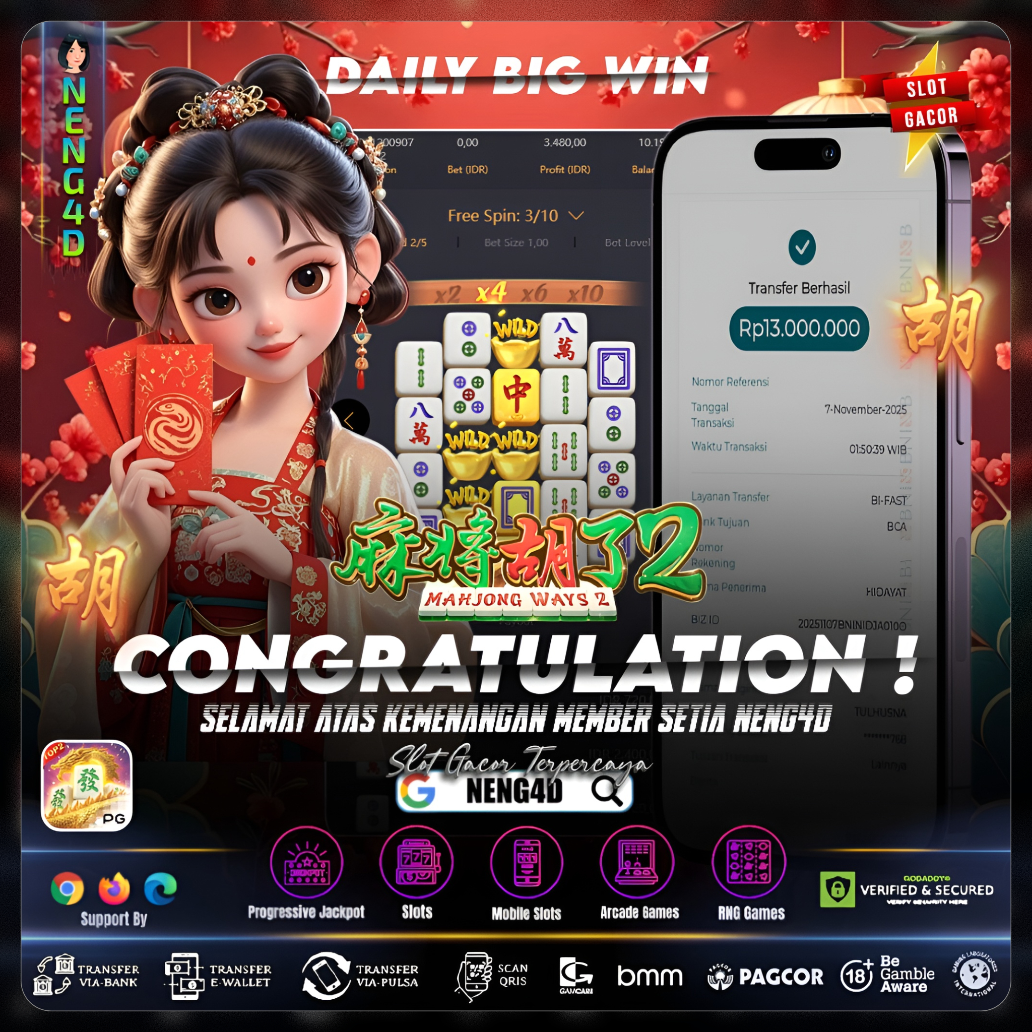 RAIH KEMENANGAN BESAR DI MAHJONG WAYS 2 NENG4D