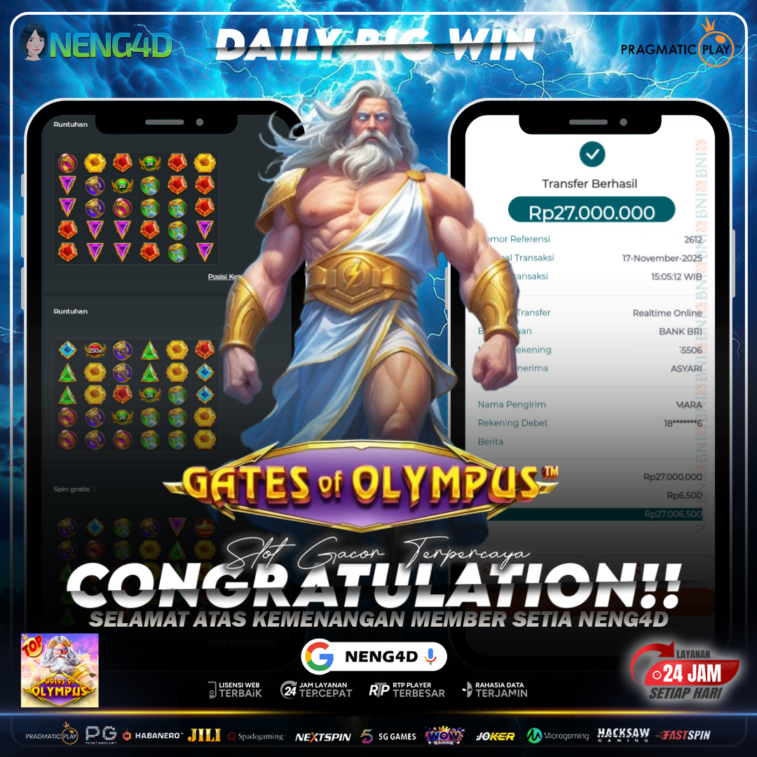 JP BARENG NENG4D DI GATE OF OLYMPUS
