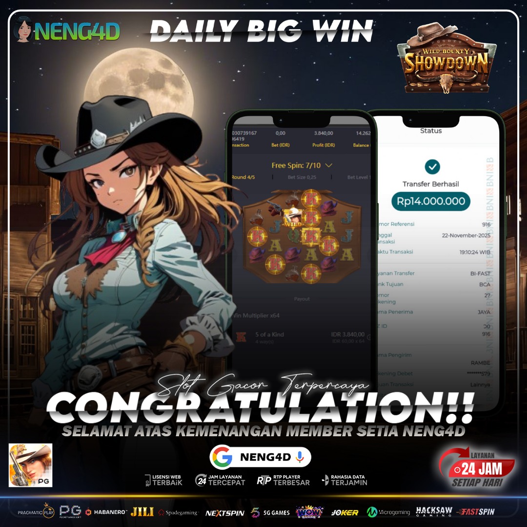 KEMENANGAN MEMBER SETIA NENG4D