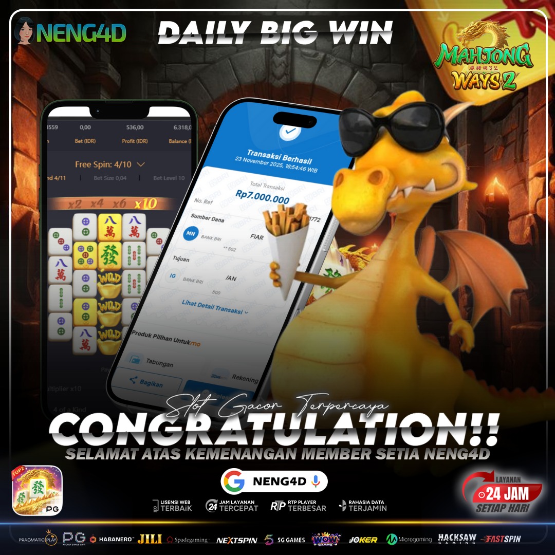 KEMENANGAN MEMBER SETIA NENG4D